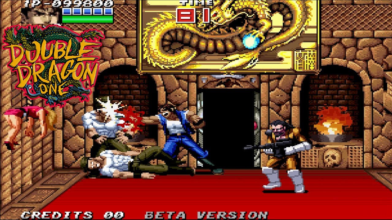 Neo Geo 双截龍 One / Double Dragon One - Beta