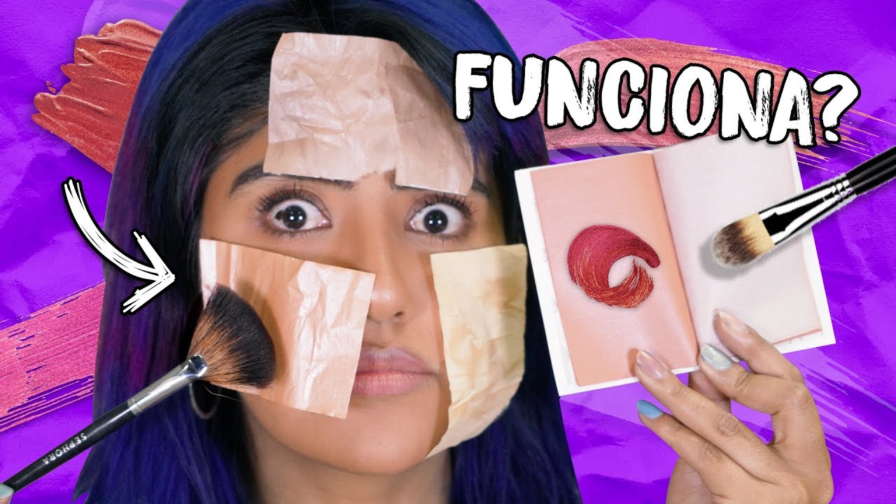 ME MAQUILLO CON PAPEL   | KAREN POLINESIA MUSAS LOS POLINESIOS
