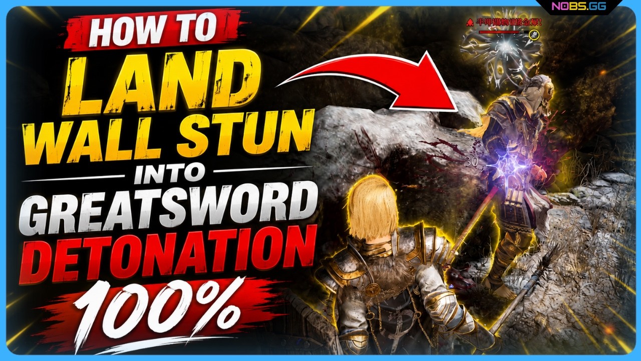 Withered Knight Wall Stun Into Greatsword Combo 100% | Mistfall Hunter Guide