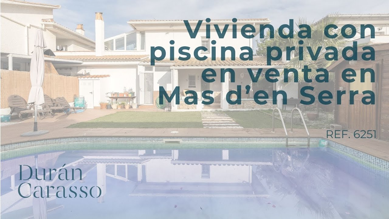 Vivienda con piscina privada en Mas d’en Serra| Ref. 6251
