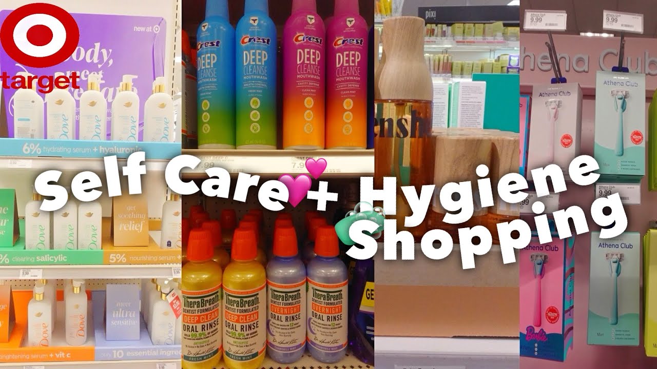 TARGET HYGIENE SHOPPING + NEW FRENSHE BODY OILS + NEW CREST MOUTH WASH REVIEW