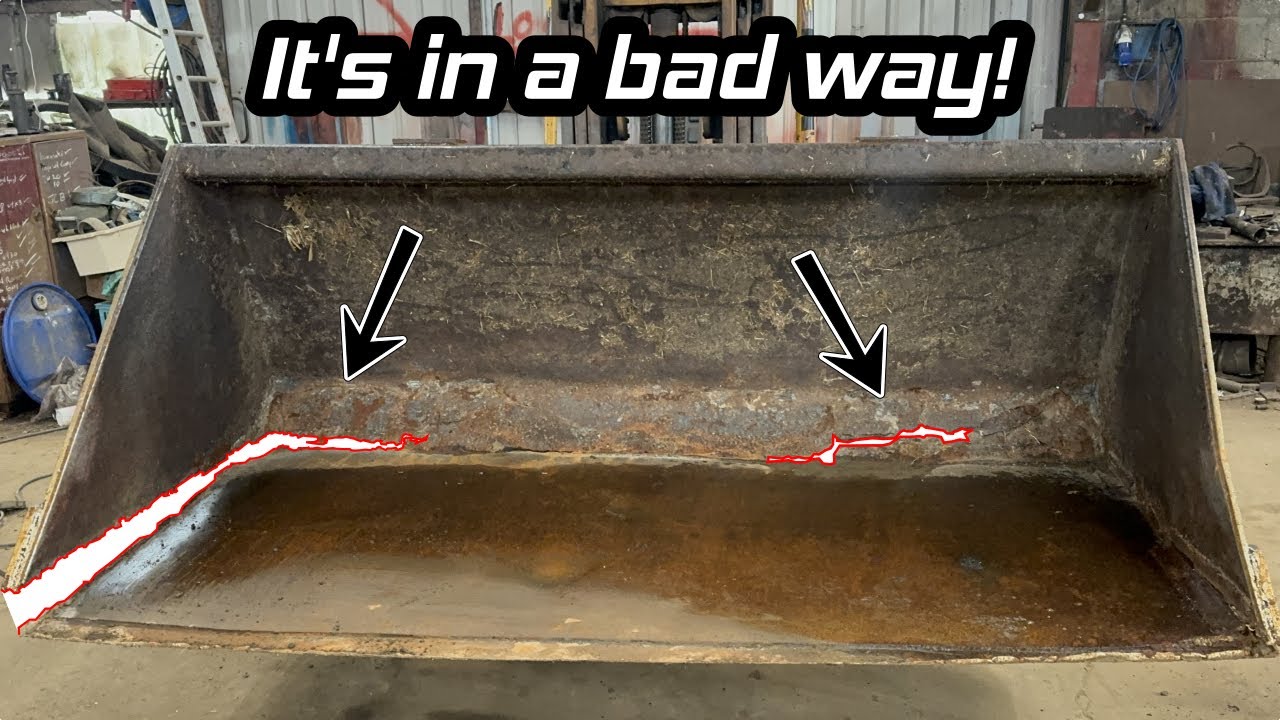 Saving a telehandler bucket from the scrap!