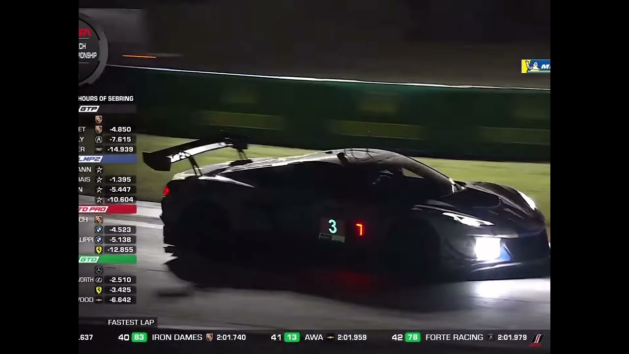 The final 20 minutes of Sebring 12 hours 