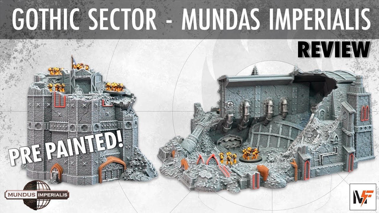 PERFECT terrain for Adeptus Titanicus & Legions Imperialis? | Maximal Fire Review