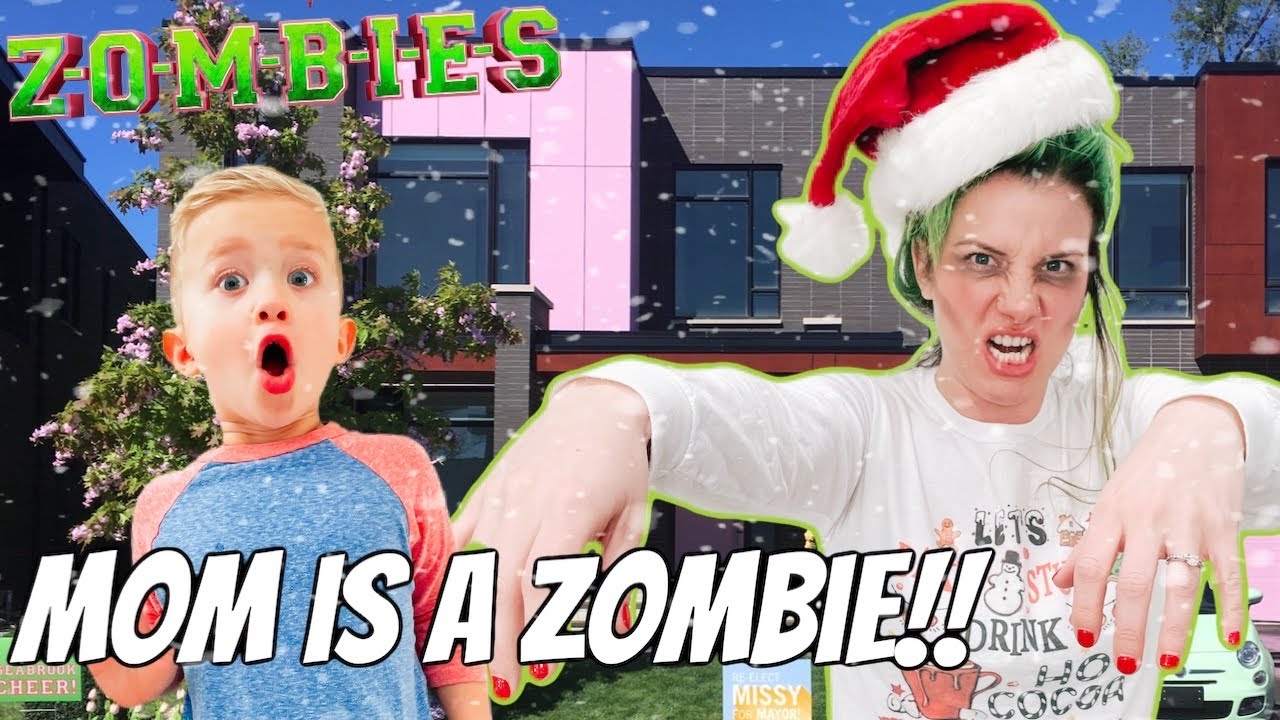 Mom is a Christmas ZOMBIE!!!