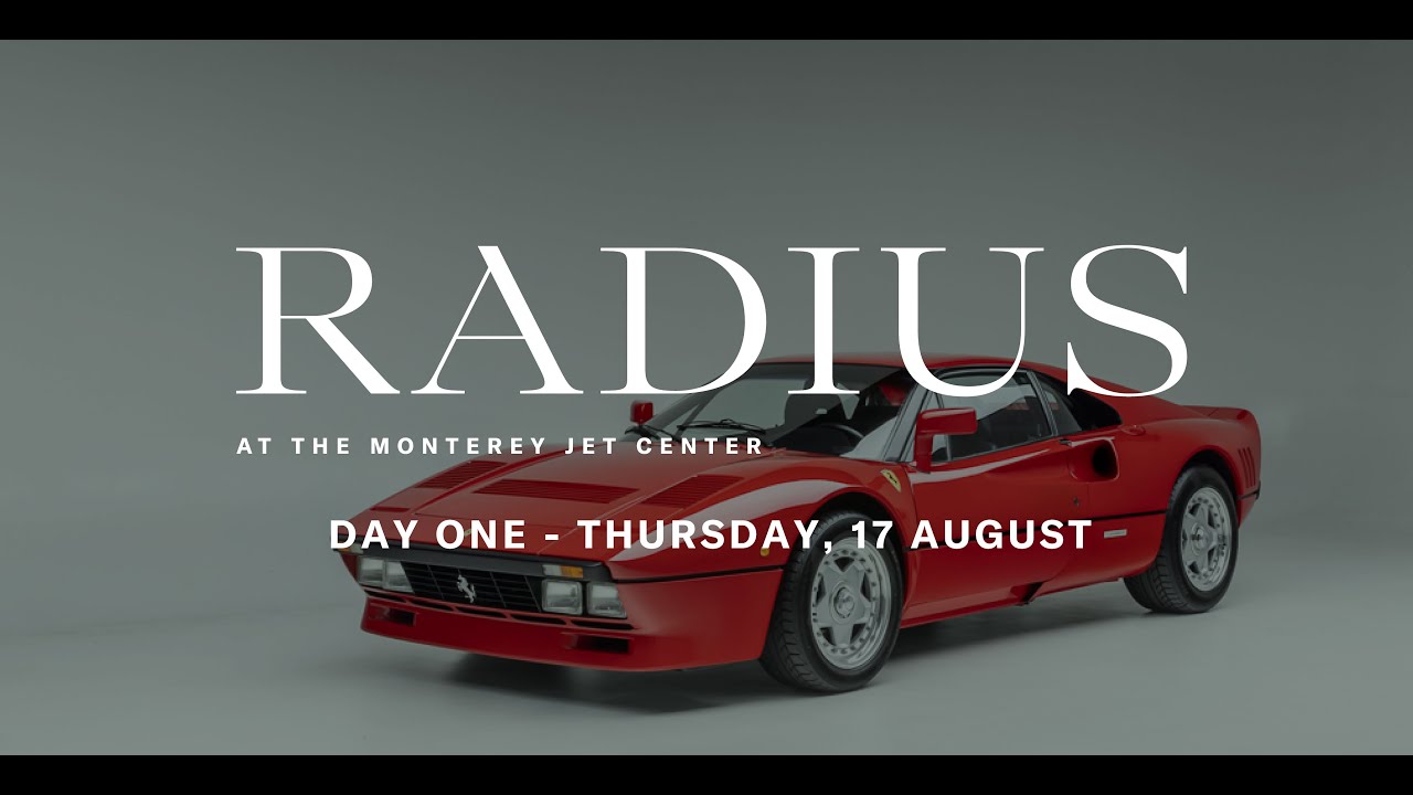 Thursday Livestream of Broad Arrow Radius Auction at the Monterey Jet Center