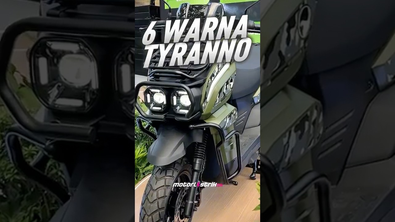 6 warna keren TYRANNO #tyranno #motorlistrik
