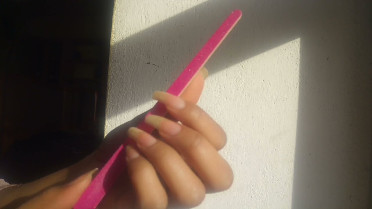 Harsh filing my Natural Nails