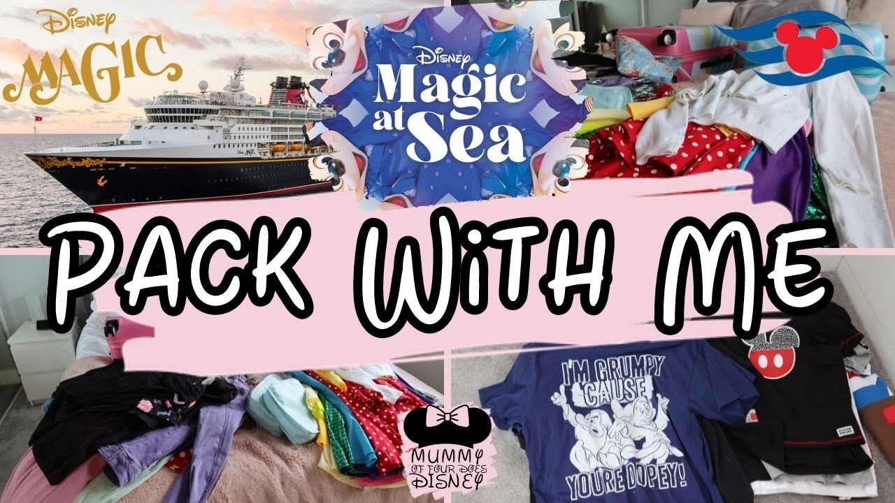 Pack With Me For Disney Magic At Sea UK Staycation Cruise | Mummy Of Four Does Disney