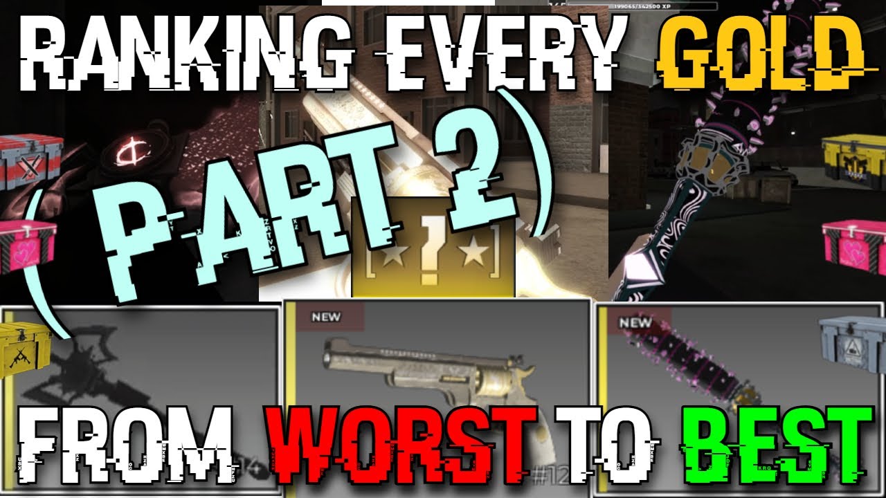 Roblox Criminality | All Golds Ranked From Worst to Best (PART 2)