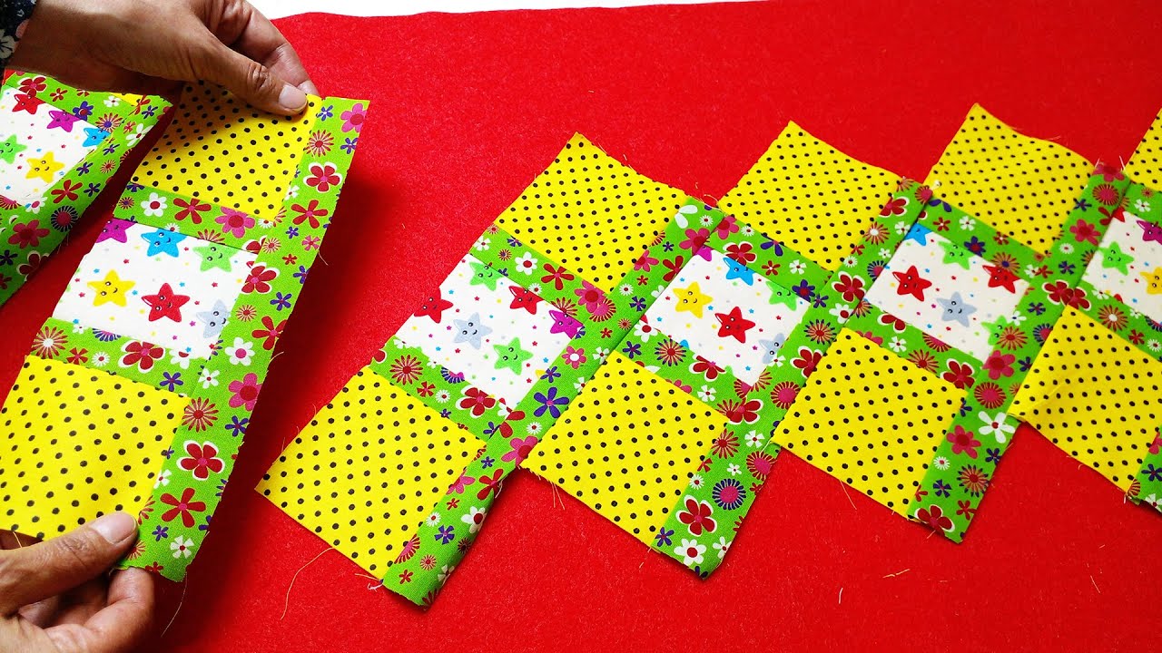 ✅Amazing Pattern with Scraps at Home | Easy Sewing Project