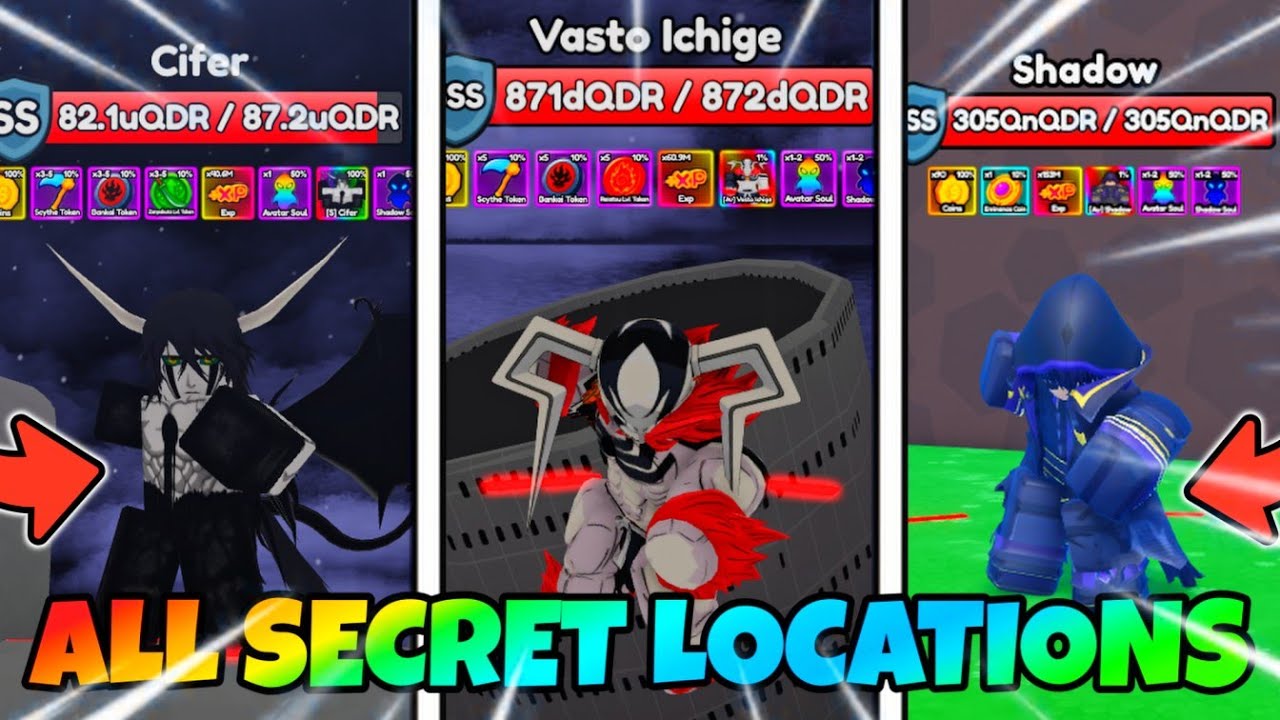 All Secret Boss Locations in Anime Eternal (World 1-22) | Roblox