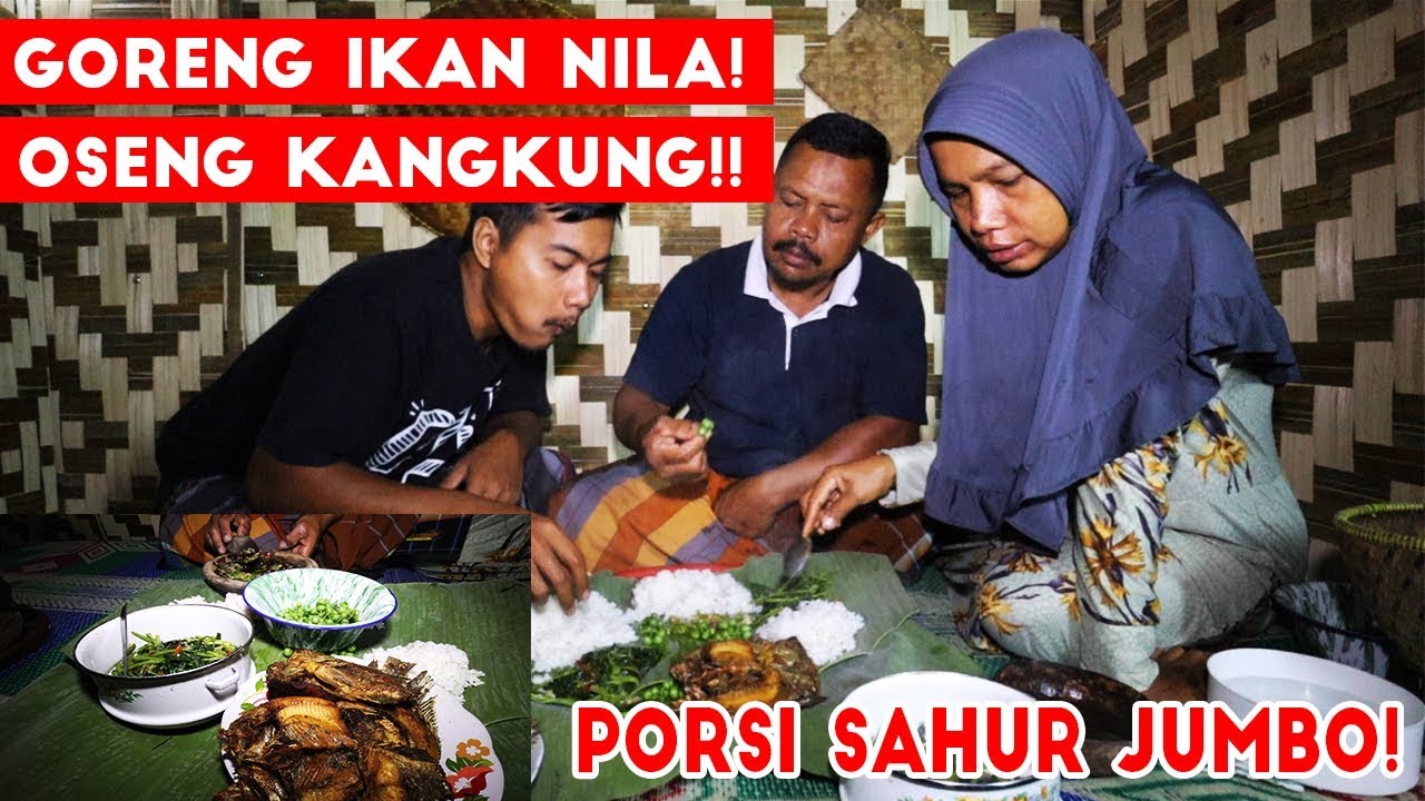 Masak Sahur Pertama! Makan Porsi JUMBO!!