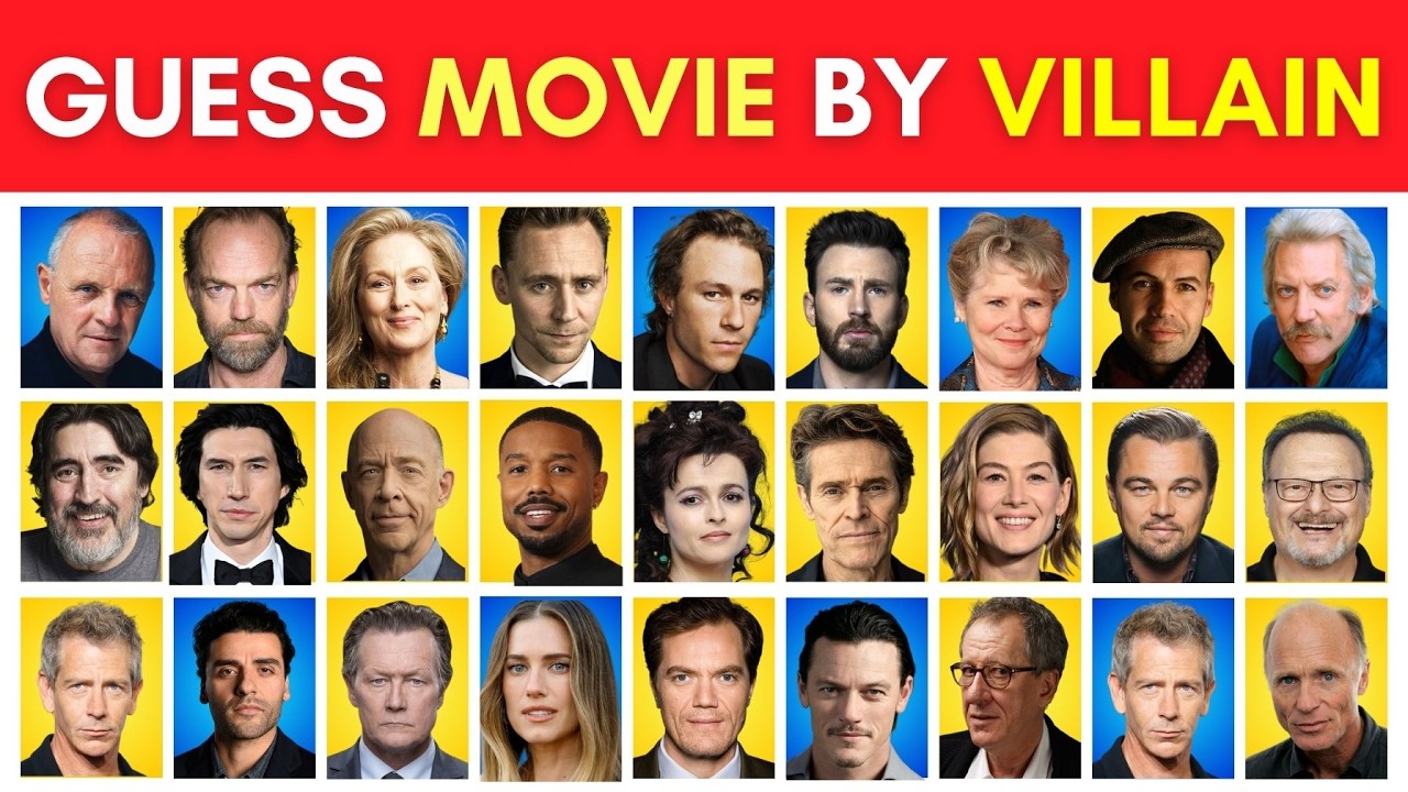 Can you guess these Movies by their VILLAIN? 📺🍿| 65 Blockbusters Movie Quiz
