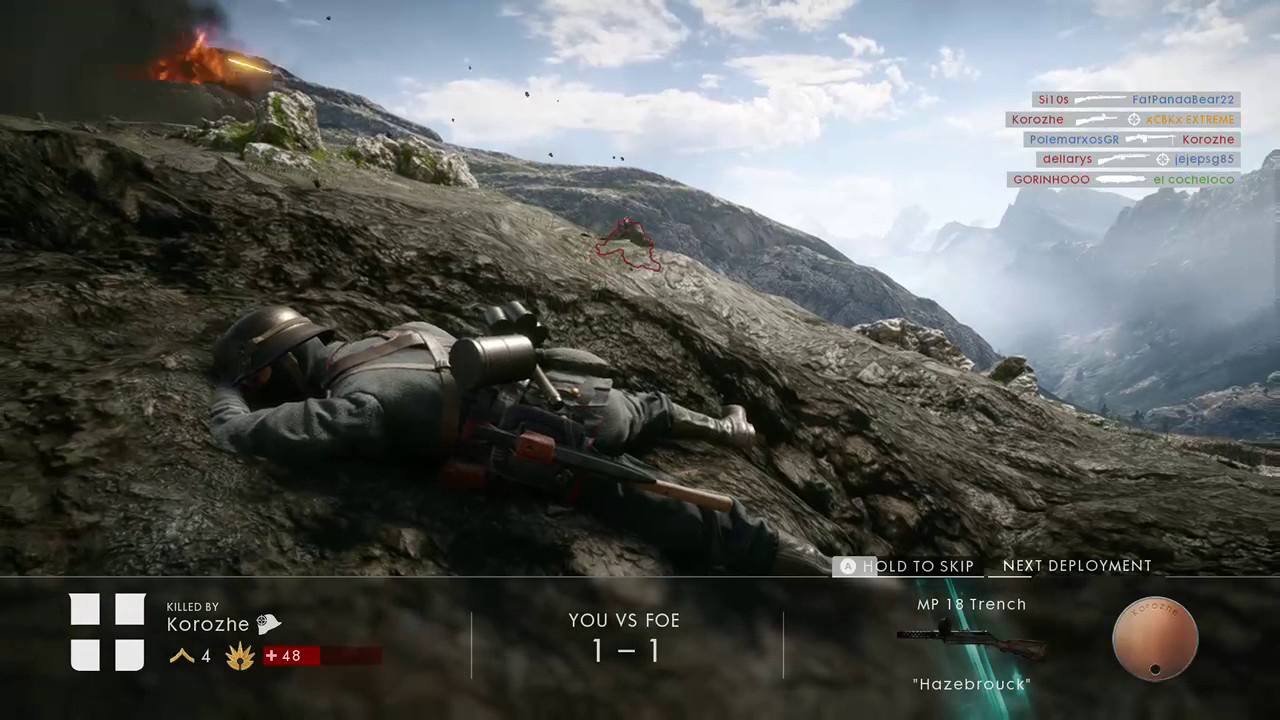 Crazy Kills on Battlefield™ 1