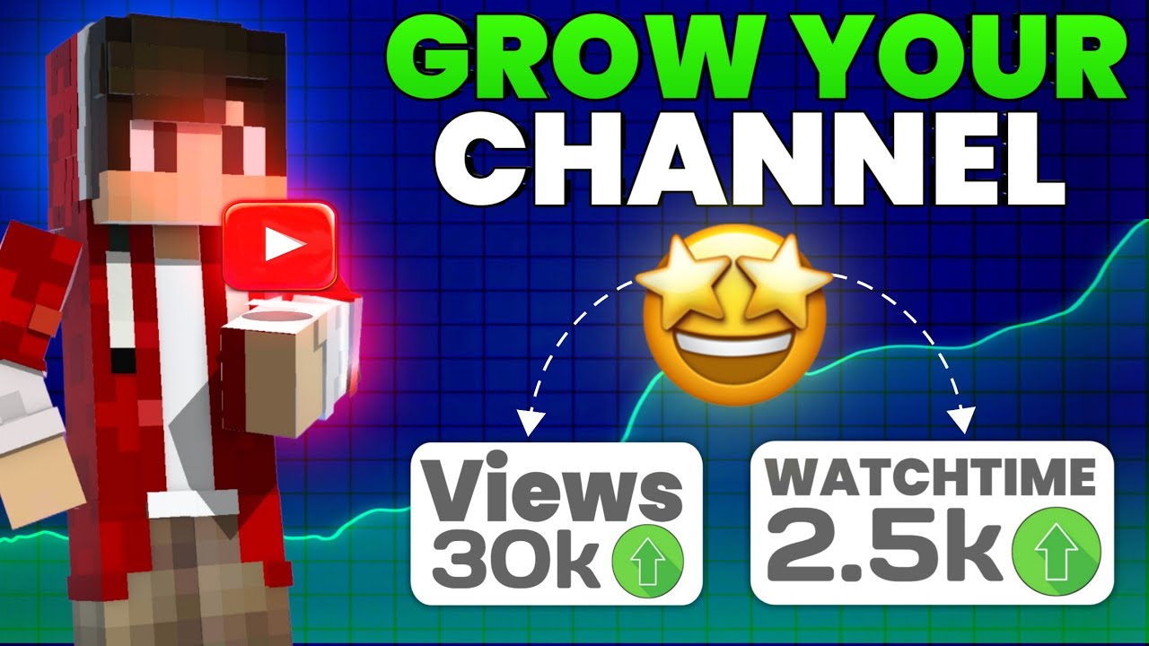🤩Grow Your Minecraft Channel In 2025! || How To Grow a Gaming Channel in 2025!🔥