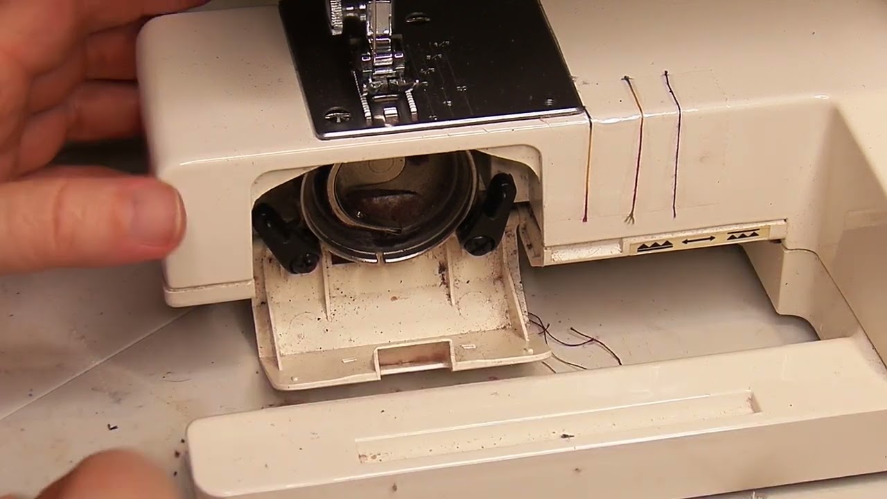Cleaning my sewing machine