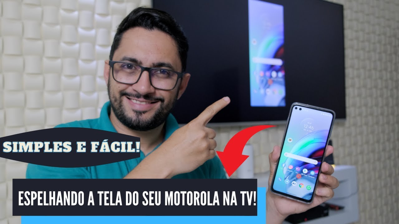 Como espelhar tela do Motorola na TV! Fácil e RÁPIDO!