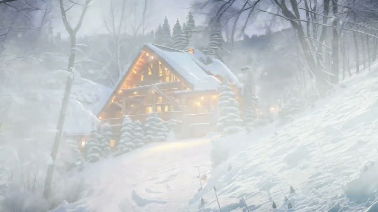 Frosty wind storm sound for sleeping ,  Wind sound effect storm