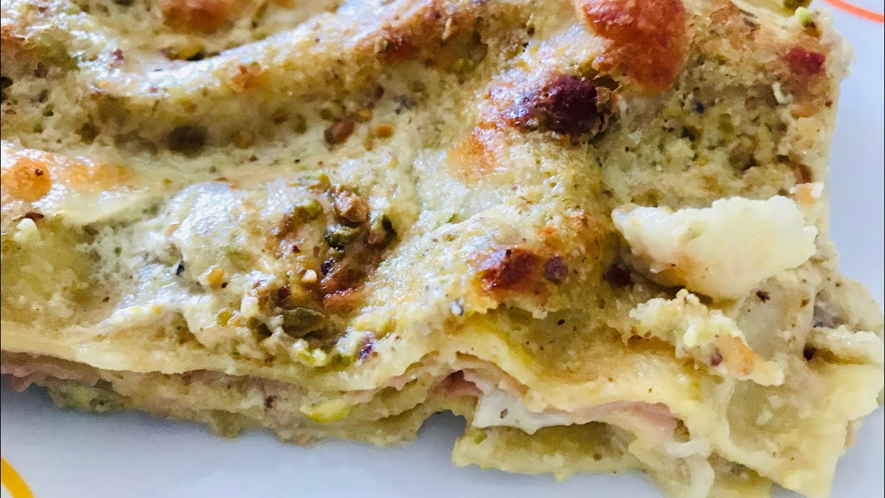 Lasagna con mortadella e pesto di pistacchio! Un piatto che mette d’accordo tutti … buonissima!