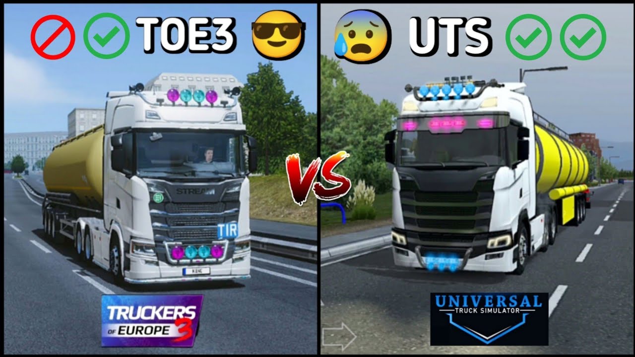 Truckers of Europe 3 vs Universal Truck Simulator || Best Comparison