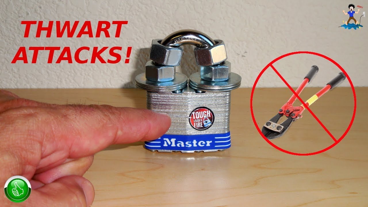Prevent Bolt Cutter Attacks On Padlocks