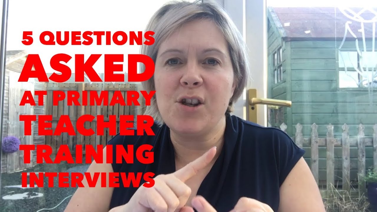 5 Questions asked at the PGDE Primary teacher interview | Teacher Tuesday #3