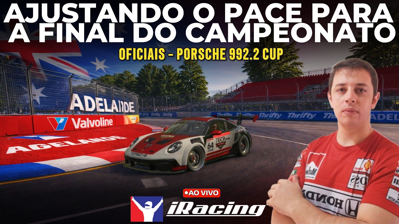 🔴PORSCHE CUP EM ADELAIDE E GT3 LETS BORA ❗aula❗treinamento ❗pintura ❗loja