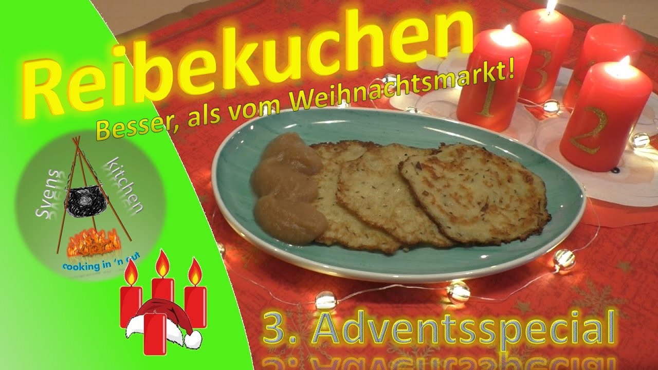drittes Adventsspecial 2021 / Reibekuchen, so Lecker, da kann der Weihnachtsmarkt einpacken!