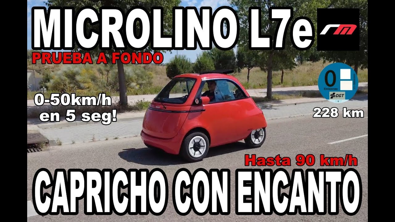 MICROLINO L7e 2024 | CUADRICICLO LIGERO BEV | PRUEBA A FONDO | revistadelmotor.es