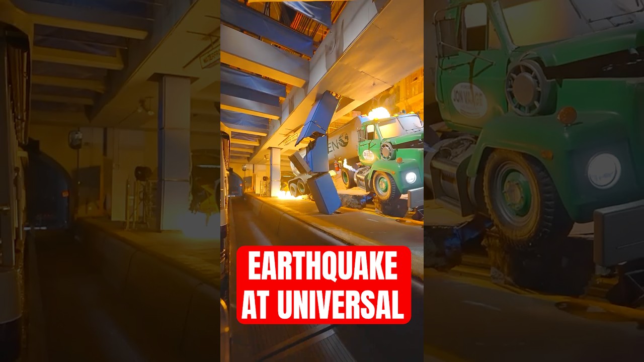 EARTHQUAKE THE BIG ONE!! Universal Studios Hollywood Studio Tour