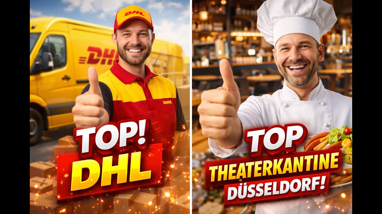 Großes Lob an DHL & an die Theaterkantine Düsseldorf