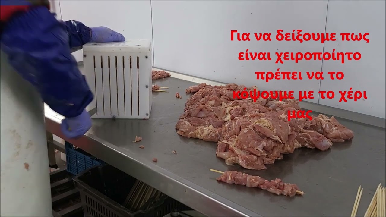 Χειροποίητο σουβλάκι
