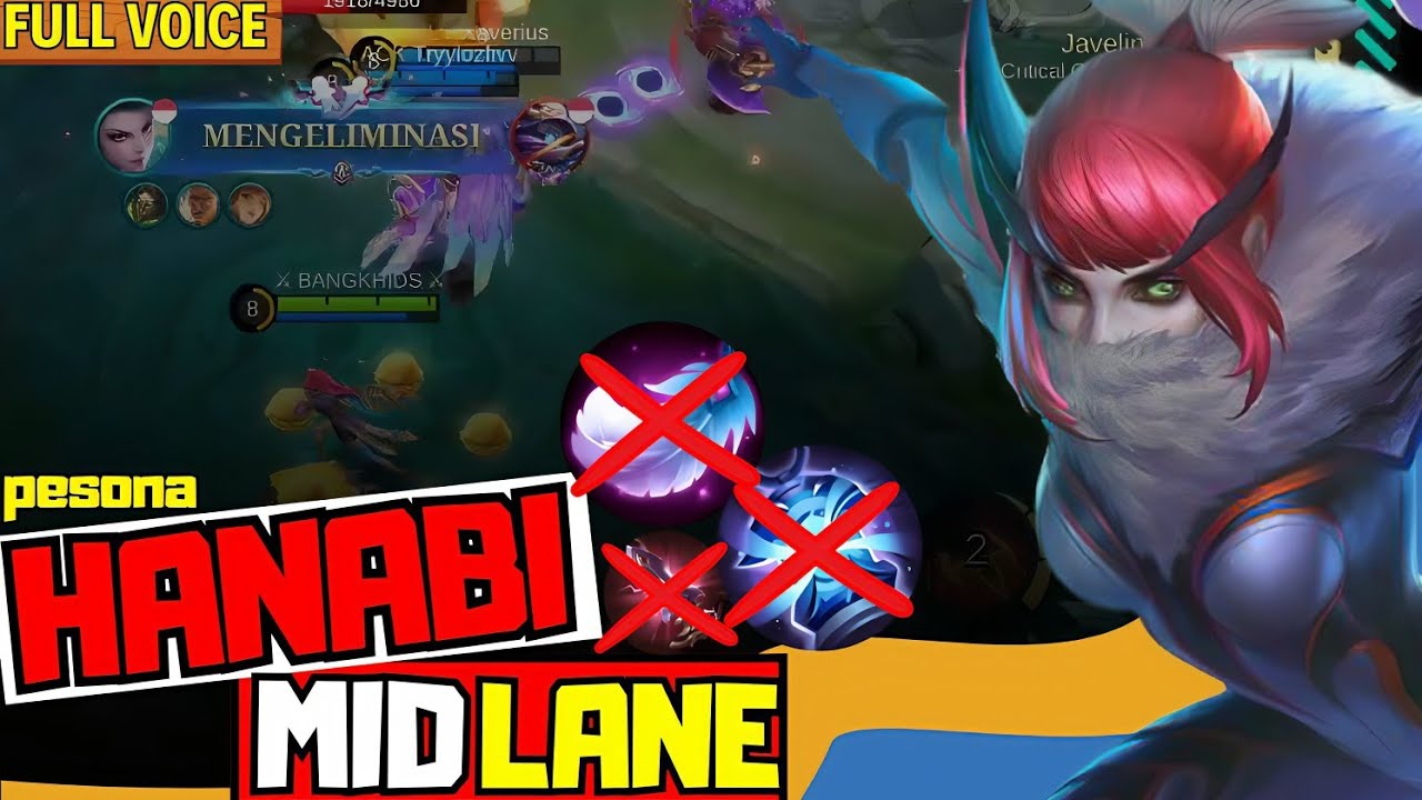 JANGAN DIREMEHKAN! Pesona Hanabi Mid Lane Bikin Geger -Build Hanabi Tersakit 2026 Auto Bantai! |MLBB