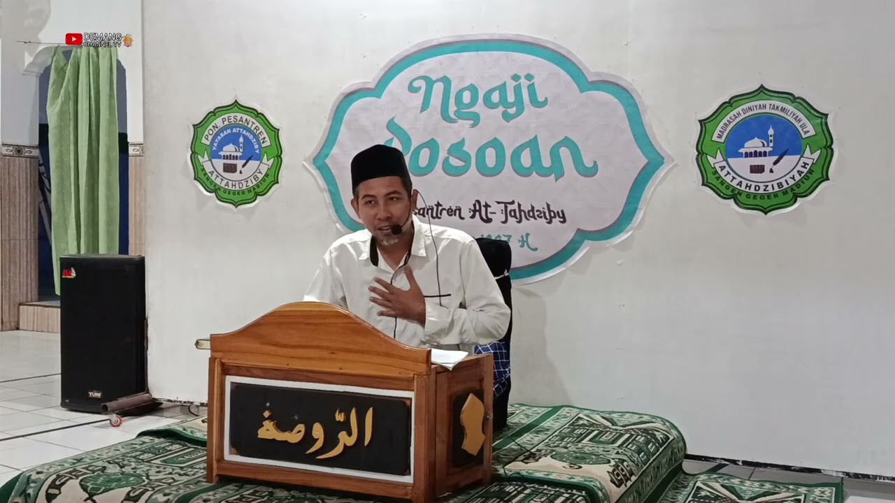 NGAJI POSOAN K. KHOTIB AHSANI MASJID BAITURRAHMAN SANGEN