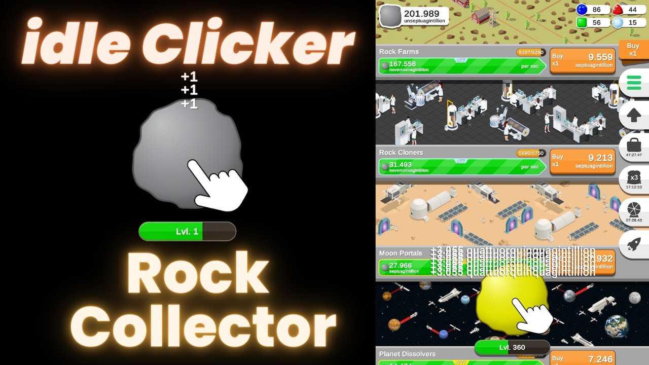 The Best Rock Collector Clicking Game For Beginners - Try It Now!