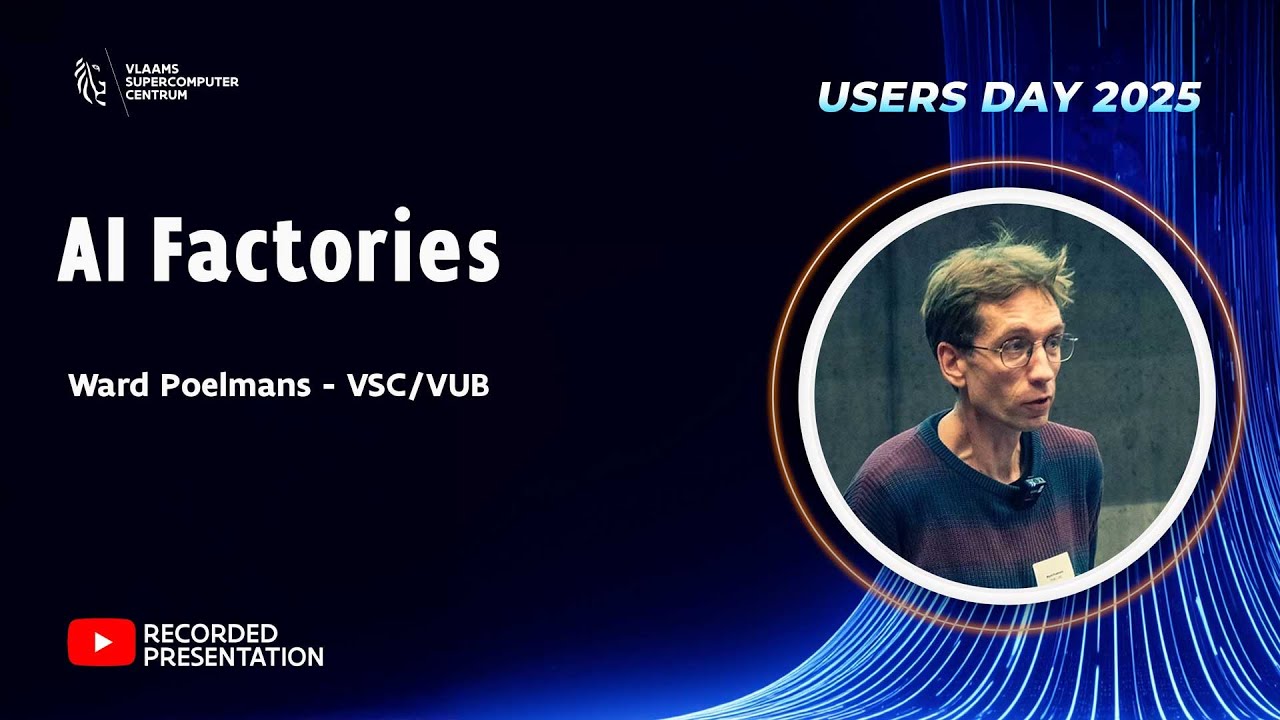 UD25 | AI Factories — Ward Poelmans (VUB)