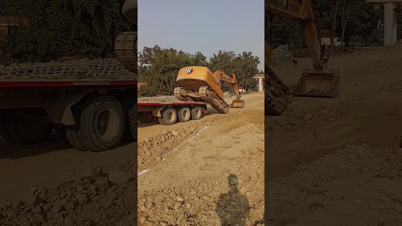 Excavator Unloading 