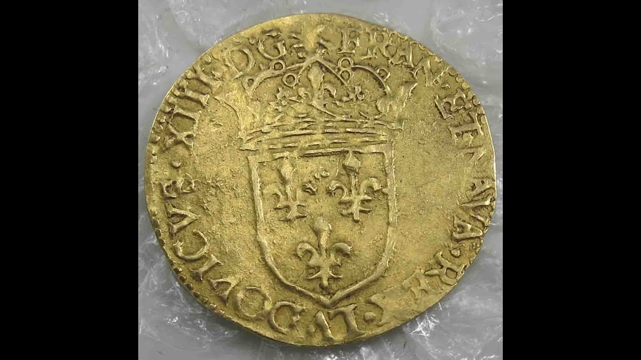 France ECU d&acute;Or 1633 Louis XIII Gold