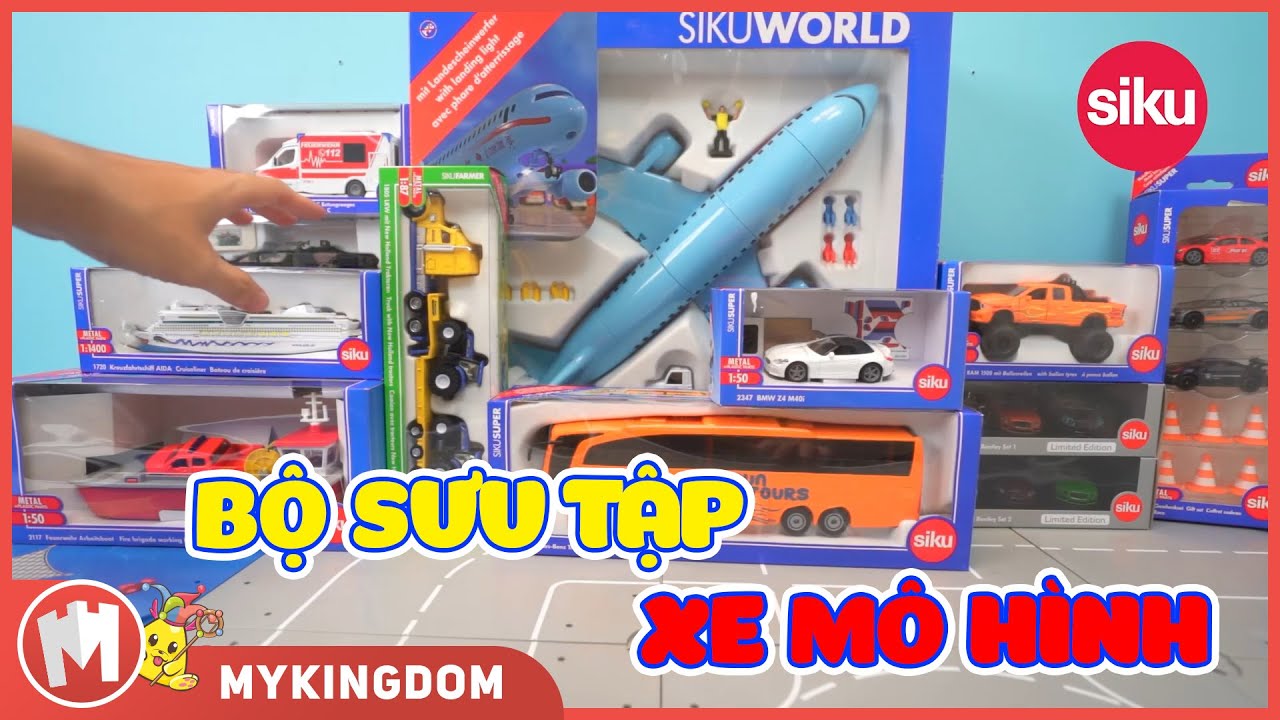 MỞ HỘP BỘ SƯU TẬP XE MÔ HÌNH SIKU CHẤT LƯỢNG ĐỨC