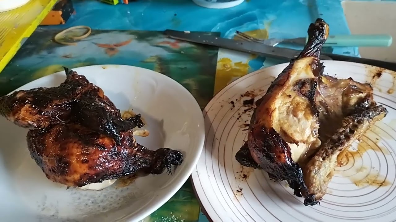 Hendl Grillen mit der Luftfriteuse... Lecker