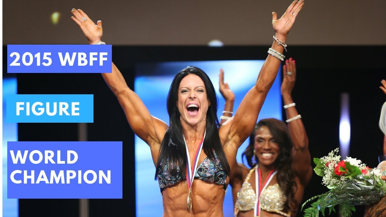 Shannon Petralito Winning 2015 World Title WBFF Figure