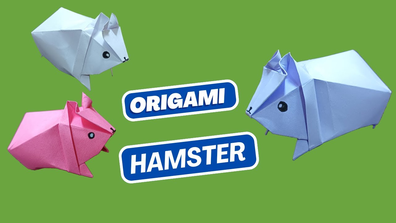 How to Make an Origami Paper Hamster | Easy Step-by-Step Tutorial (Cute & Fun!)