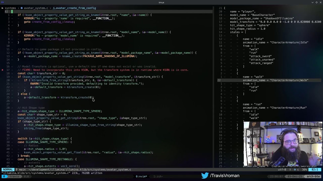 Game Dev (custom engine) Shadows of Illumina Ep. 23: Player State Machine !kohi