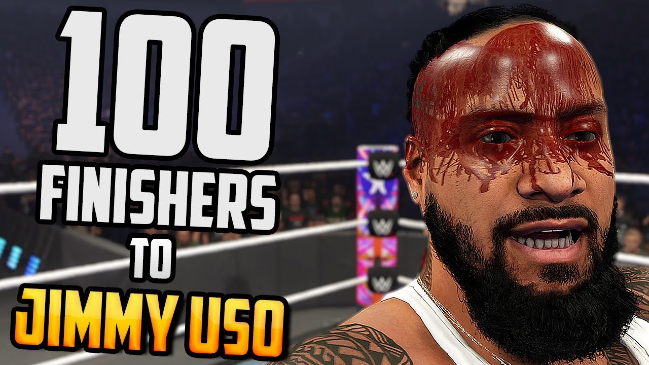 100 Finishers to JIMMY USO in WWE 2K23 !!!