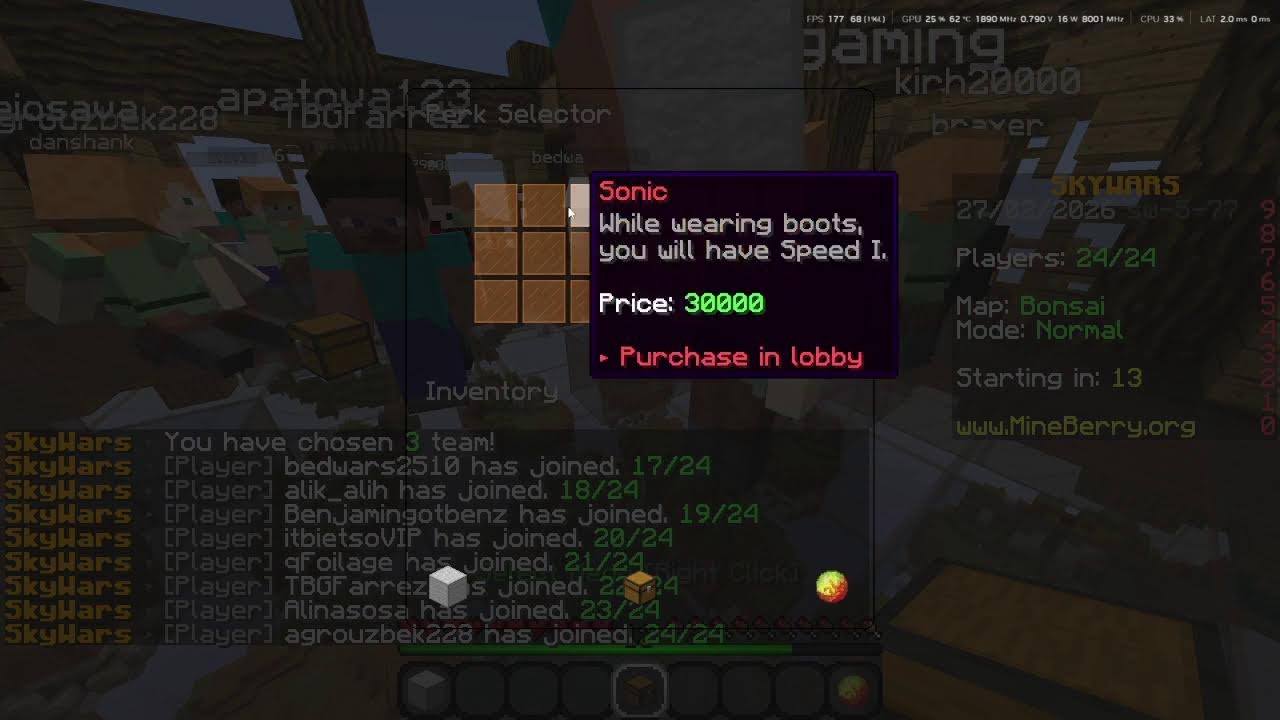 Playing Skywars with randoms #live #livestream #minecraft #minecraftlive #skywars #viral