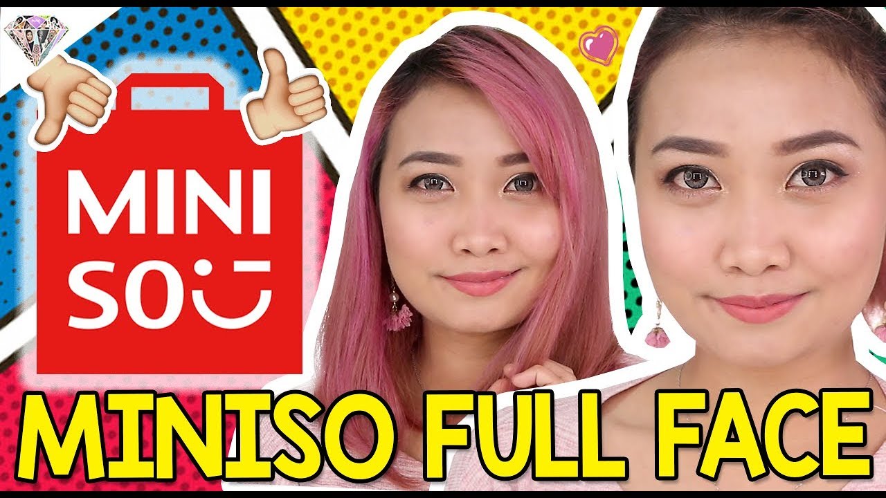 FULL FACE MINISO MAKEUP | Okay ba sa Miniso?! | Mae Layug 2018