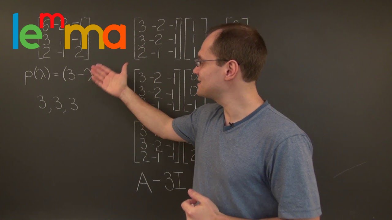 Линейная алгебра 16h6: Обобщенные собственные векторы