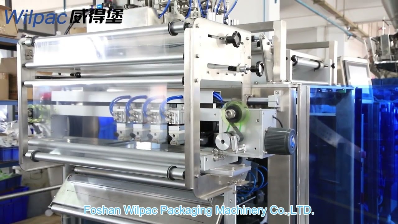 4 side seal bag liquid multilanes sachet stick packing machine#packingmachine #packaging #factory