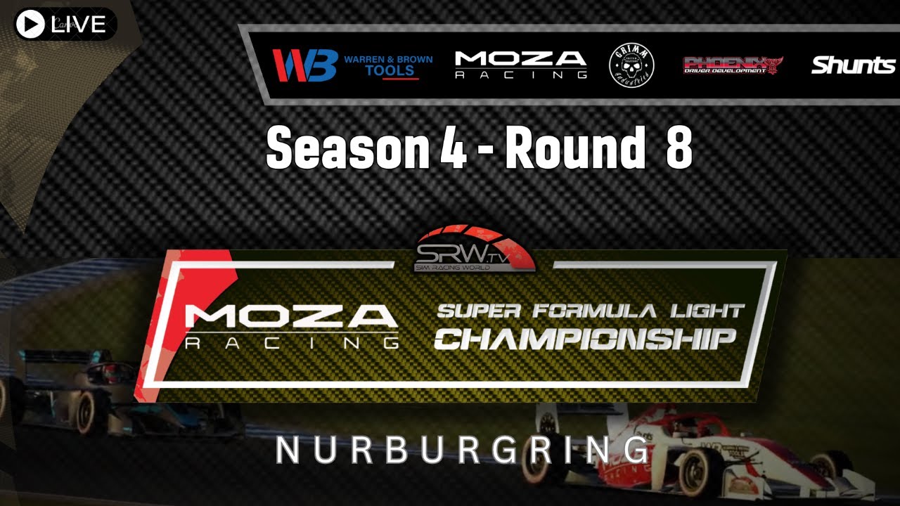 Live Iracing I MOZA Racing SFL Championship NURBURGRING S4 Rnd 8